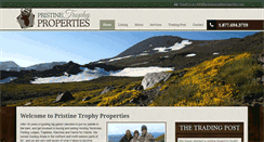 Desktop Screenshot of pristinetrophyproperties.com